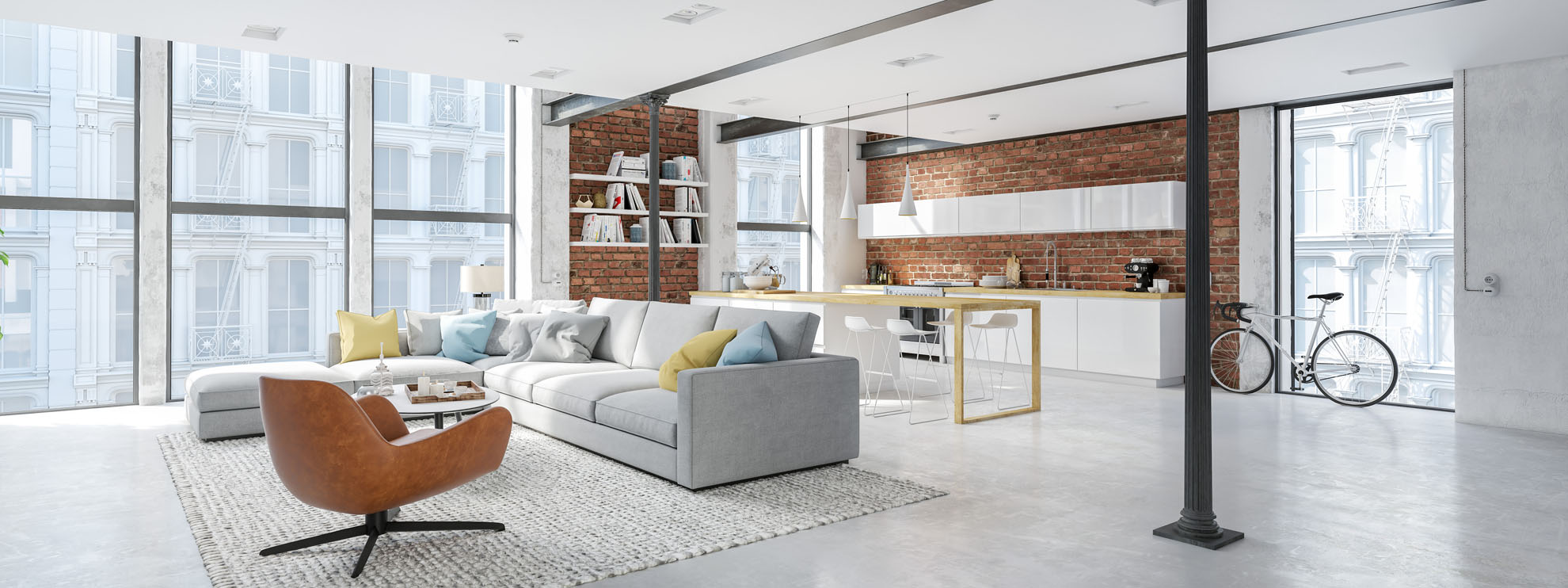 Illustration of City Loft Apartment Renovation Cost
