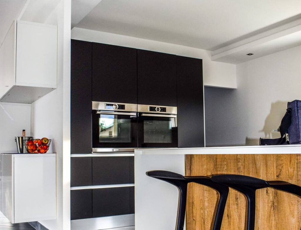 modern kitchen design by moose condo reno 