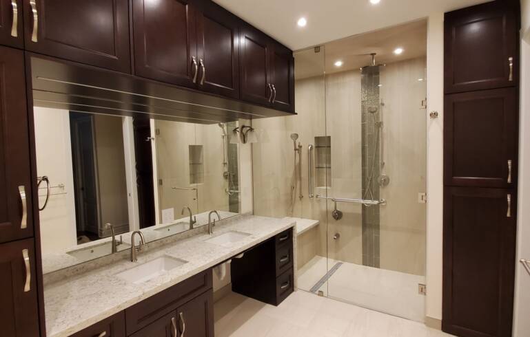 Accessible High-End Bathroom Renovation at Suncrest Blvd